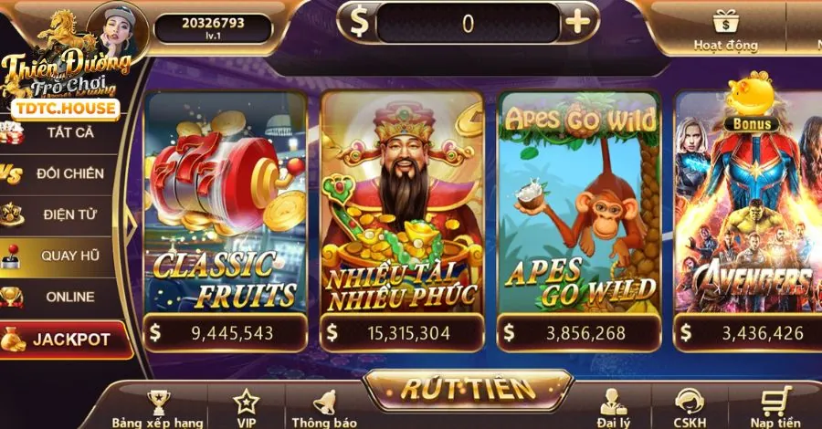 Các trò chơi có tại 32win11 link vào